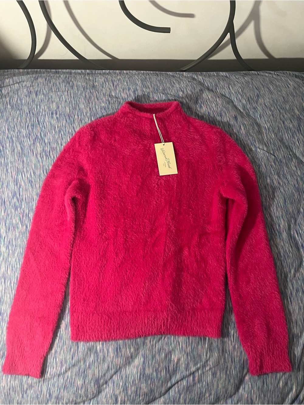 NWT! Pink fuzzy longsleeve size XS by Universal Thread